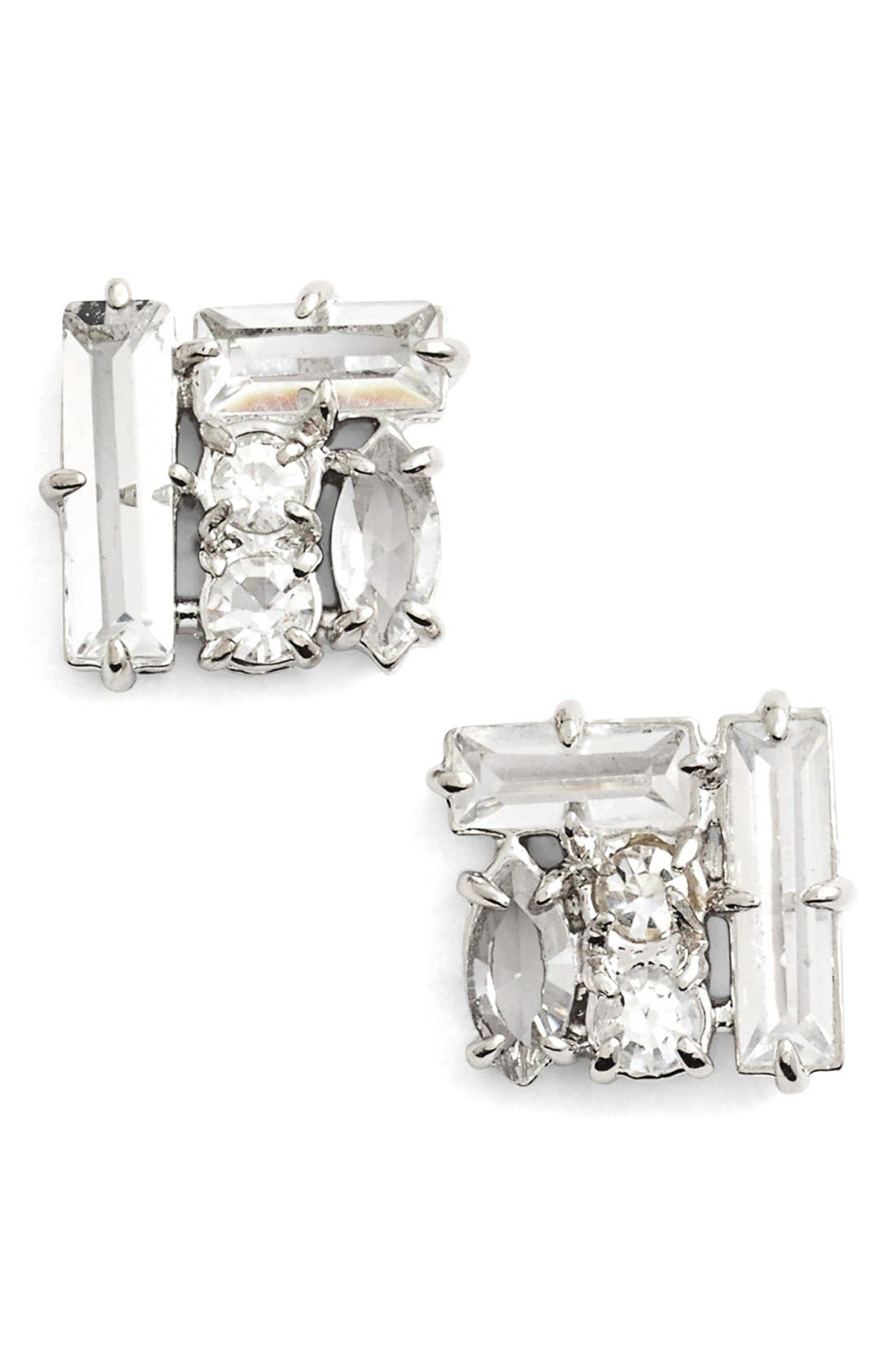 kate spade new york 'catching light' crystal stud earrings Nordstrom