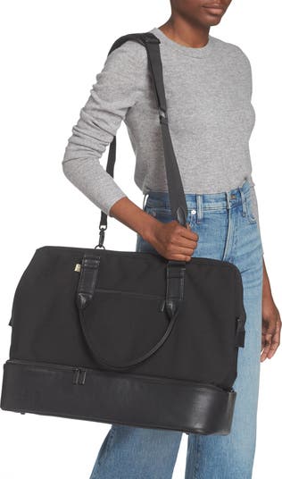 BÉIS 'The Weekender' in Black - Black Travel Bag & Overnight Bags