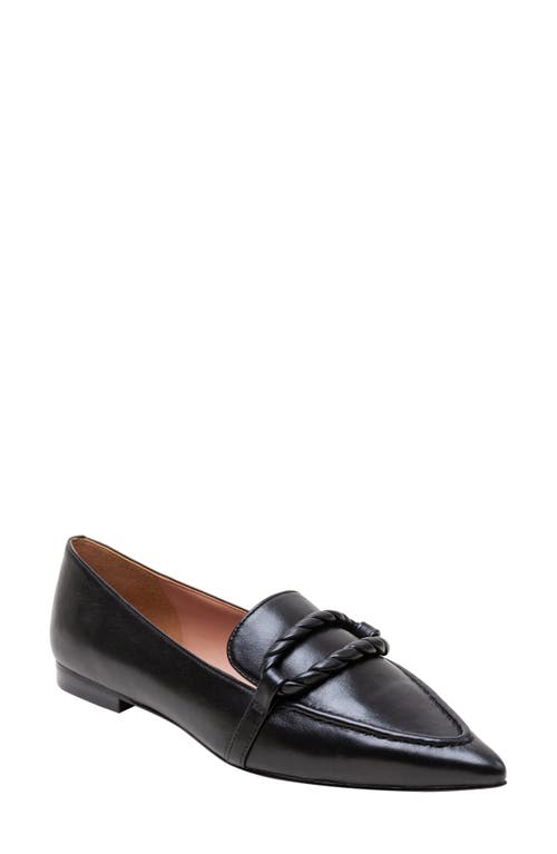 Linea Paolo Matissa Pointed Toe Flat in Black