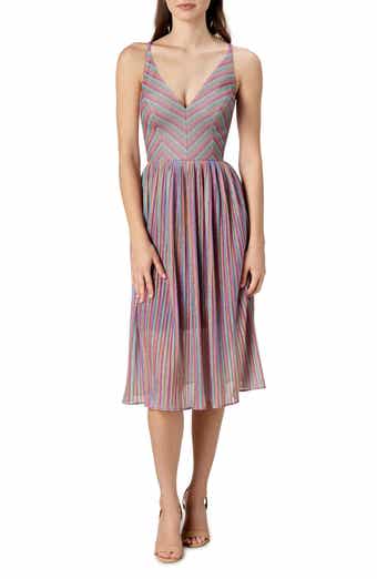 Haley formal top shimmering metallic dress