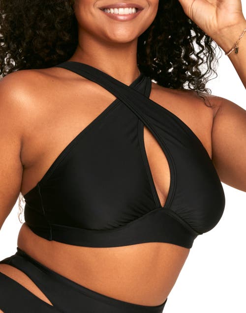 Shop Adore Me Demi Swimwear Bra In Black