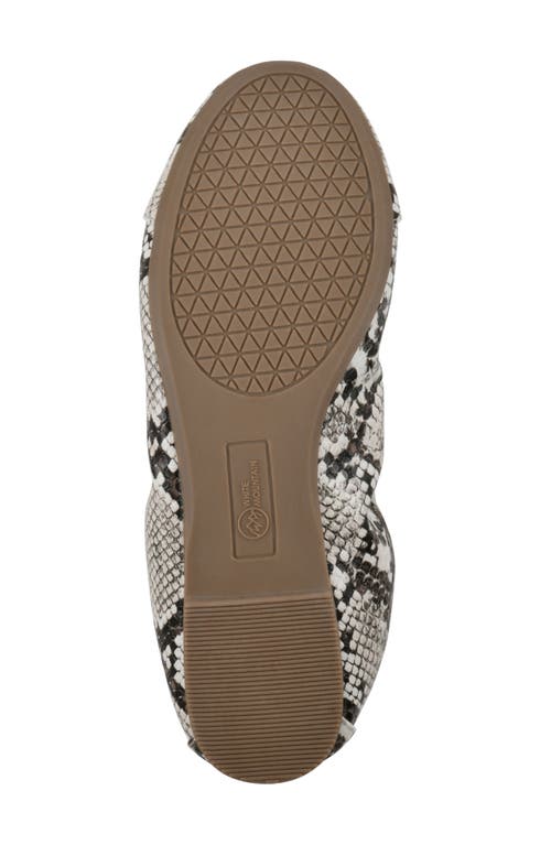 White Mountain Footwear Sunnyside Ii Ballet Flat In Natural/esprint