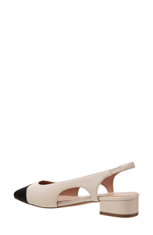 Shop Linea Paolo Charley Slingback Pump In Sand/black