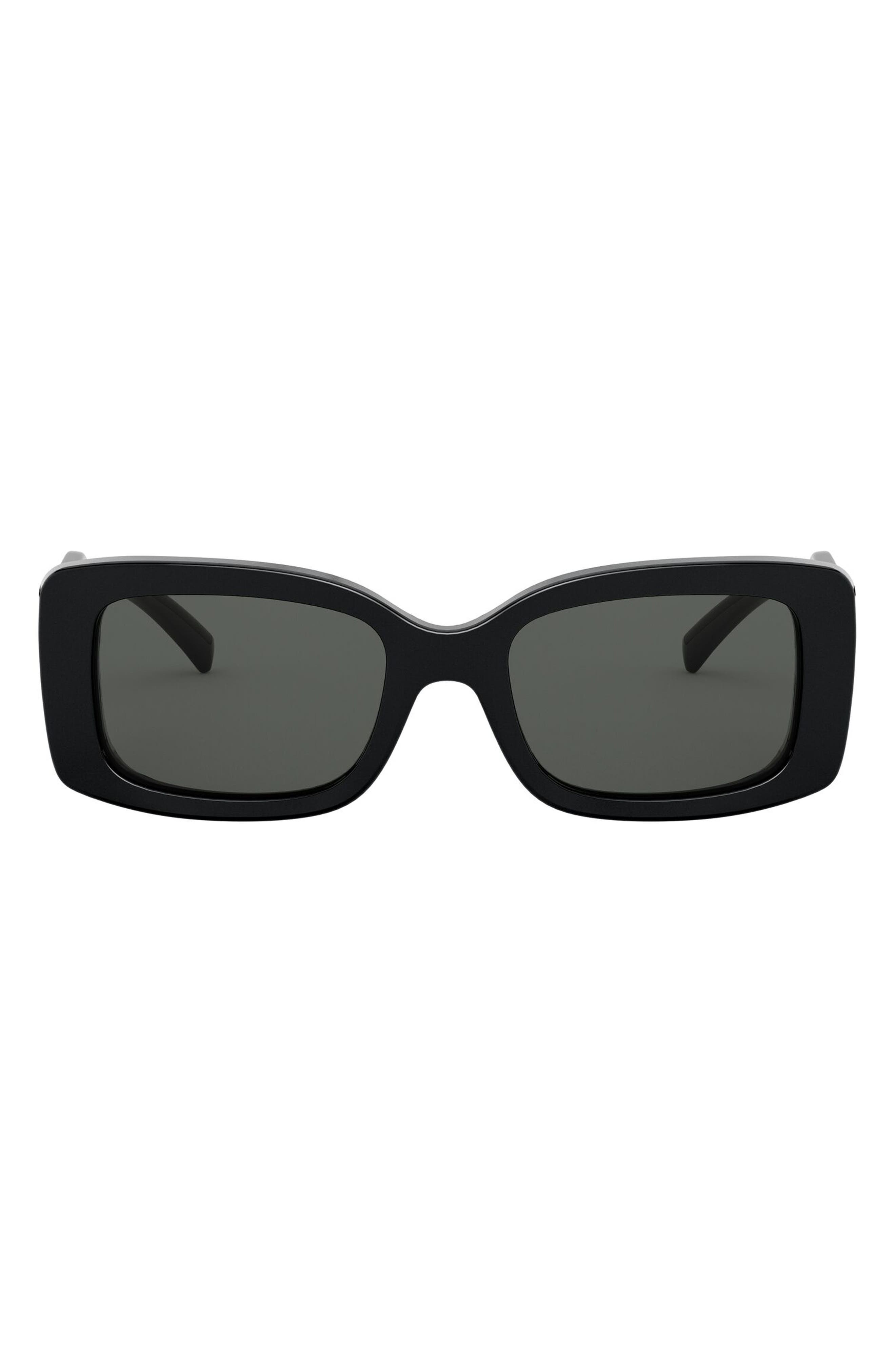 Versace 52mm Sunglasses in Black/Grey Solid