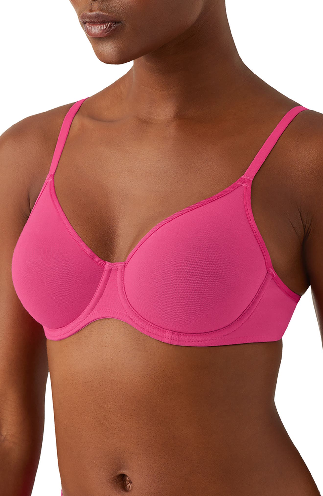b.tempt'd by Wacoal Cotton to a Tee Underwire Plunge T-Shirt Bra