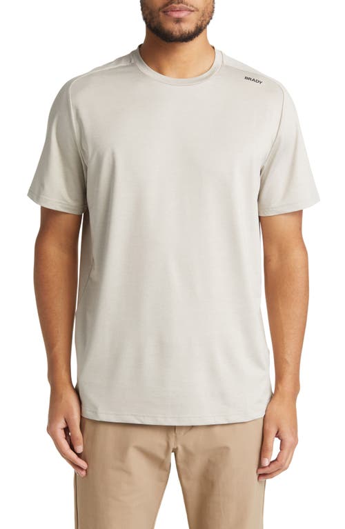 All Day Comfort Performance T-Shirt in Heathered Oatmeal