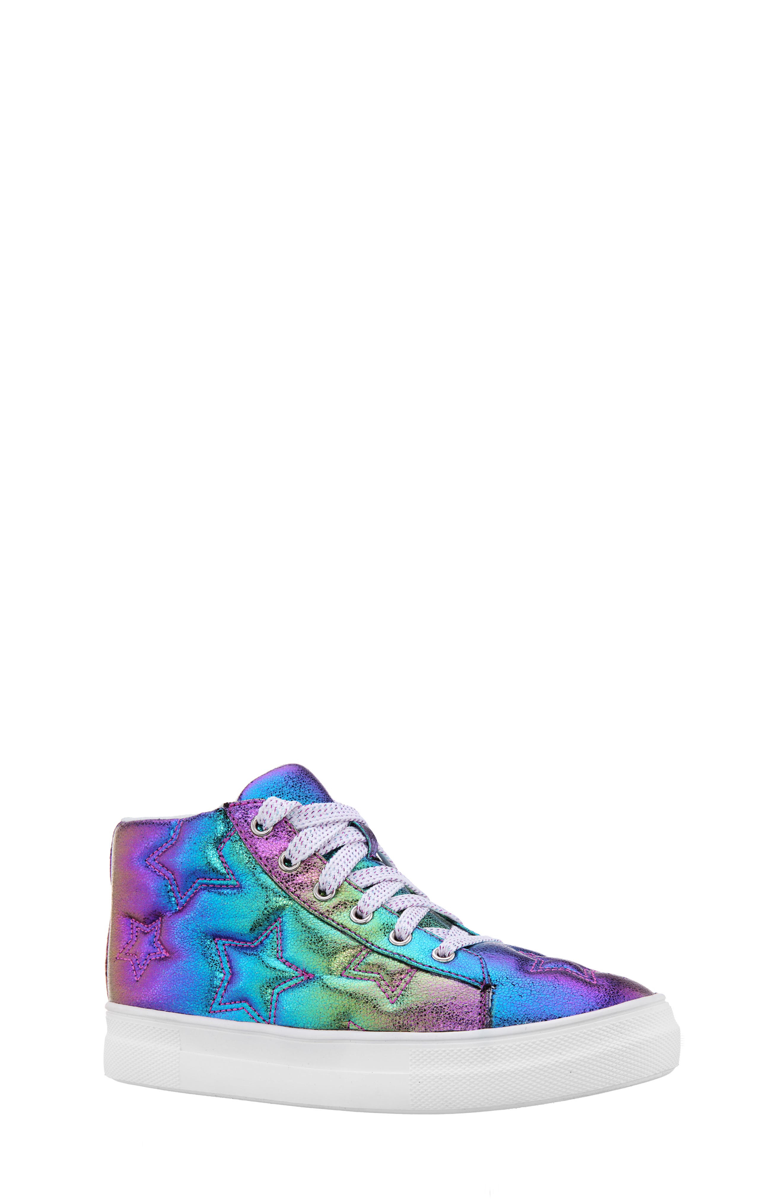 UPC 794378406525 product image for Girl's Nina Cherrish Metallic Sneaker, Size 2 M - Purple | upcitemdb.com