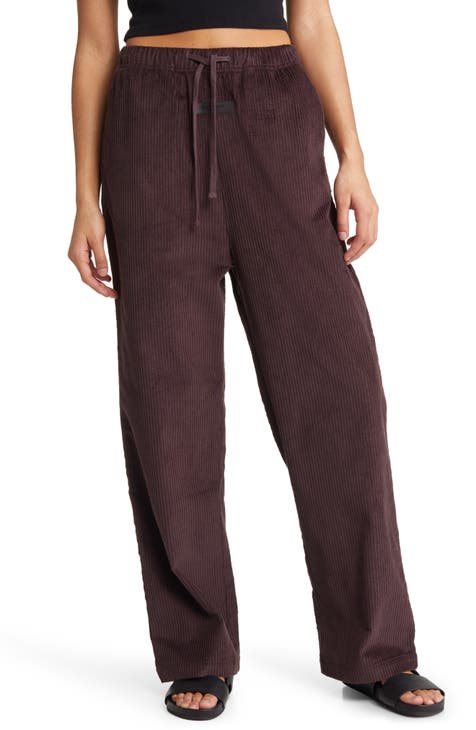 Relaxed Cotton Corduroy Trousers