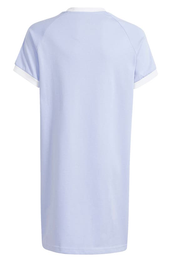 Shop Adidas Originals Adidas Kids' Adicolor Cotton T-shirt Dress In Violet Tone
