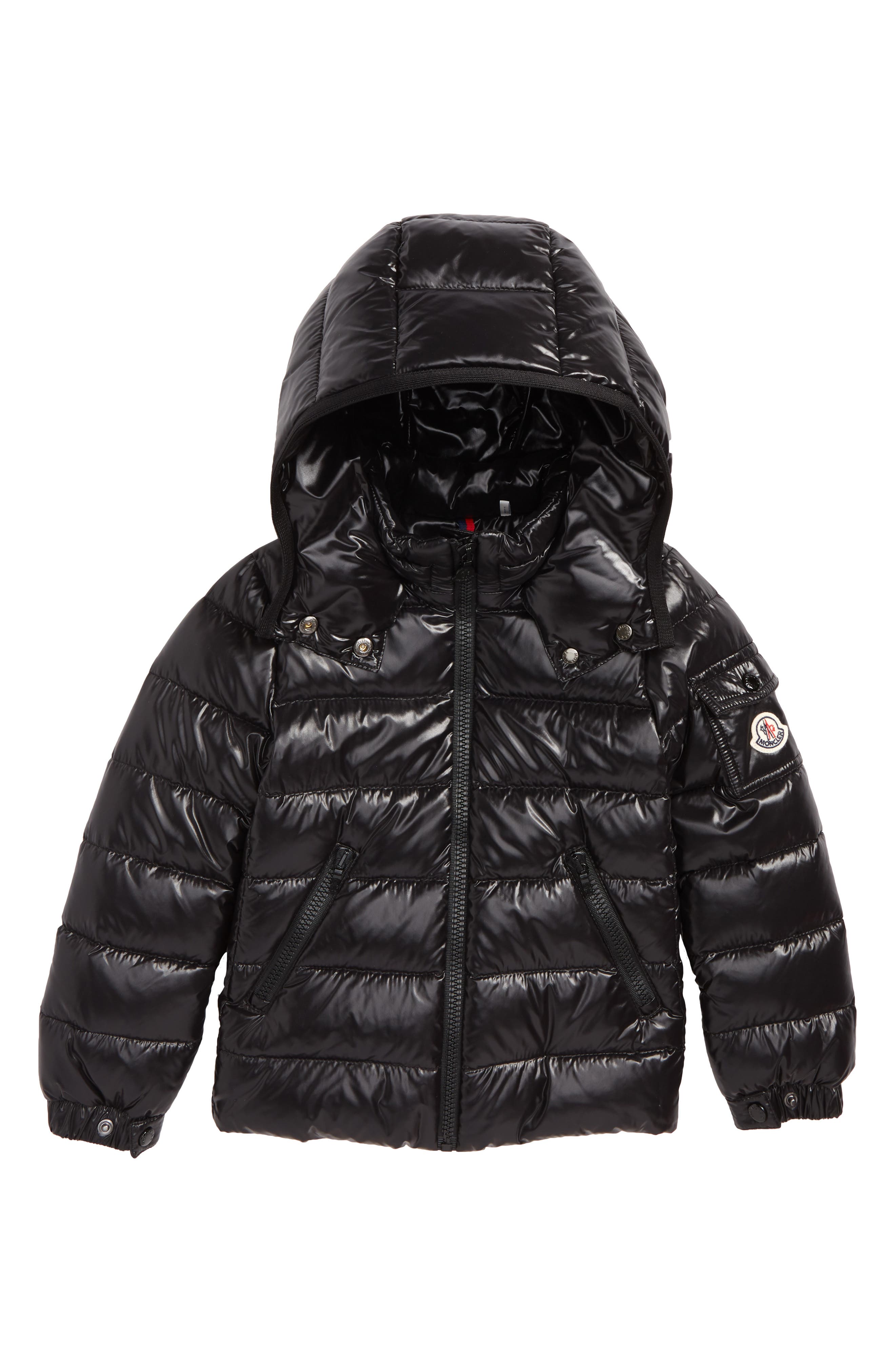 Moncler Bady Hooded Down Jacket (Little 