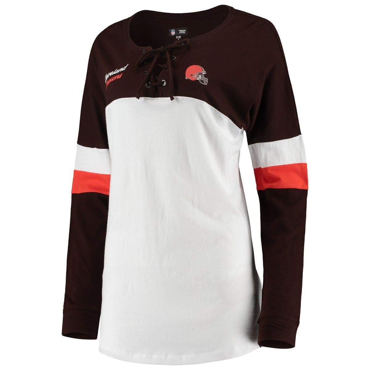 women's long sleeve cleveland browns shirt