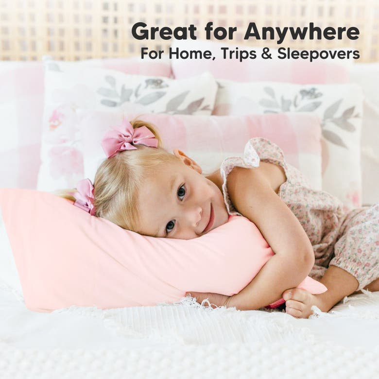 Keababies Printed Toddler Pillowcase 13x18" In Mist Pink