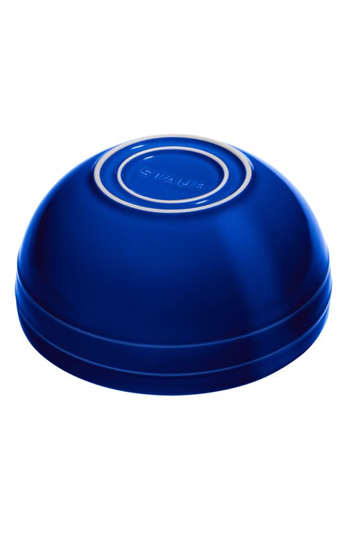 Shop Staub 2-piece Ceramic Nested Mixing Bowl Set In Dark Blue