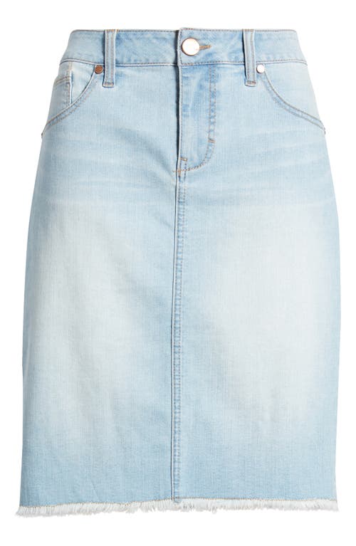 Shop 1822 Denim Frayed Denim Skirt In Colette