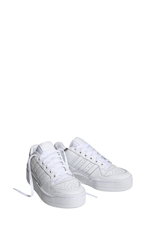 Adidas Originals Adidas Forum Bold 3-stripes Basketball Sneaker In White/white/black