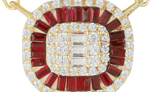 Sphera Milano Cz Pendant Necklace In Gold