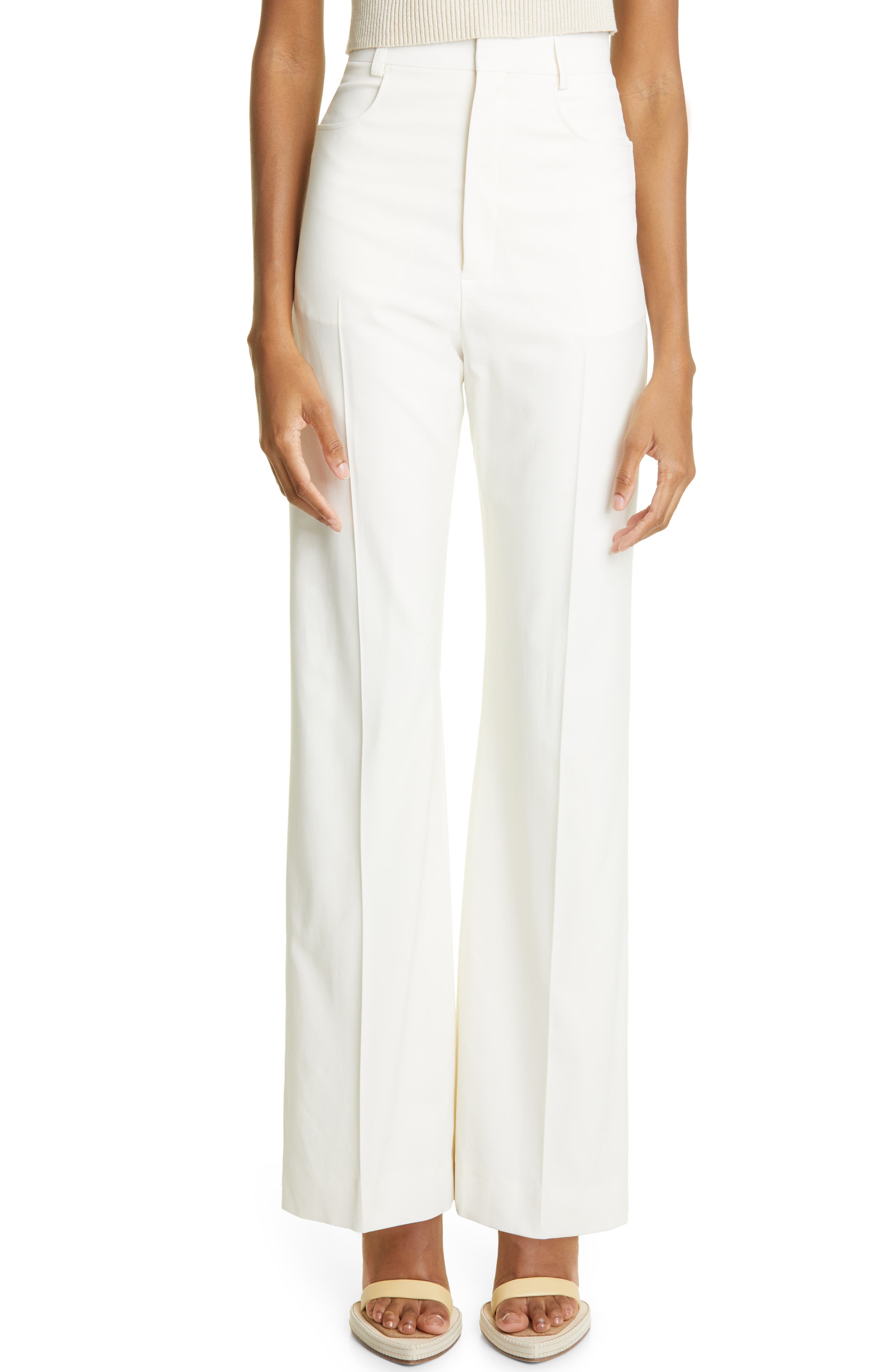 Jacquemus Sage High Waist Flare Pants 