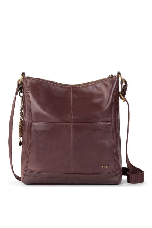 Shop The Sak Lucia Crossbody In Mahogany Tile Emboss