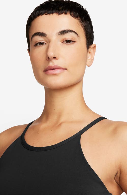 Shop Nike Infinasoft Essentials Dri-fit Tank In Black/pcg6c