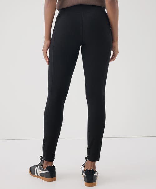 Shop Pact Purefit Pocket Legging Made With Organic Cotton In Black