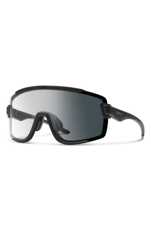 Smith Wildcat 135mm Chromapop™ Shield Sunglasses In Matte Black/gray