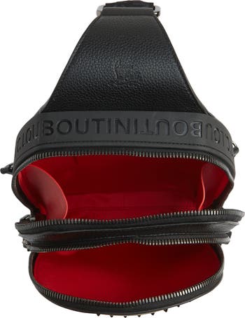 Christian Louboutin Loubifunk Spiked Leather Backpack in Black for