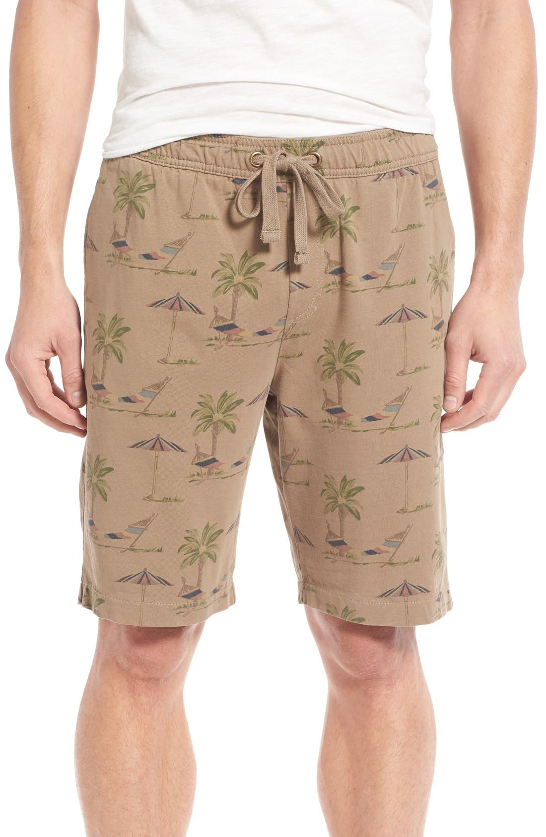 Tailor Vintage Drawstring Print Knit Shorts Nordstrom