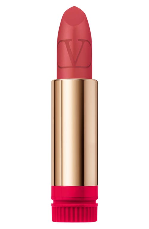 Shop Valentino Rosso  Refillable Lipstick Refill In 407r/matte