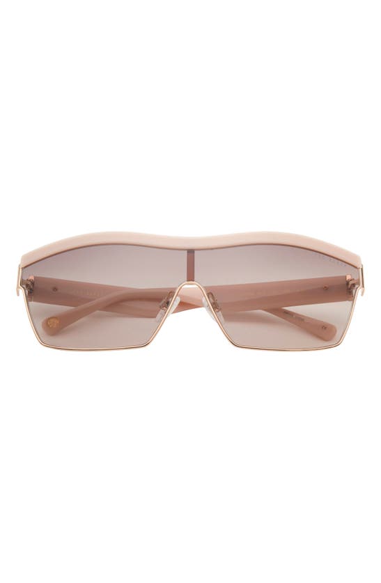 Ted Baker Shield Sunglasses In Blush