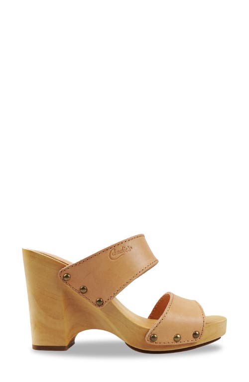 Candies Candie's Rammya Platform Slide Sandal In Natural