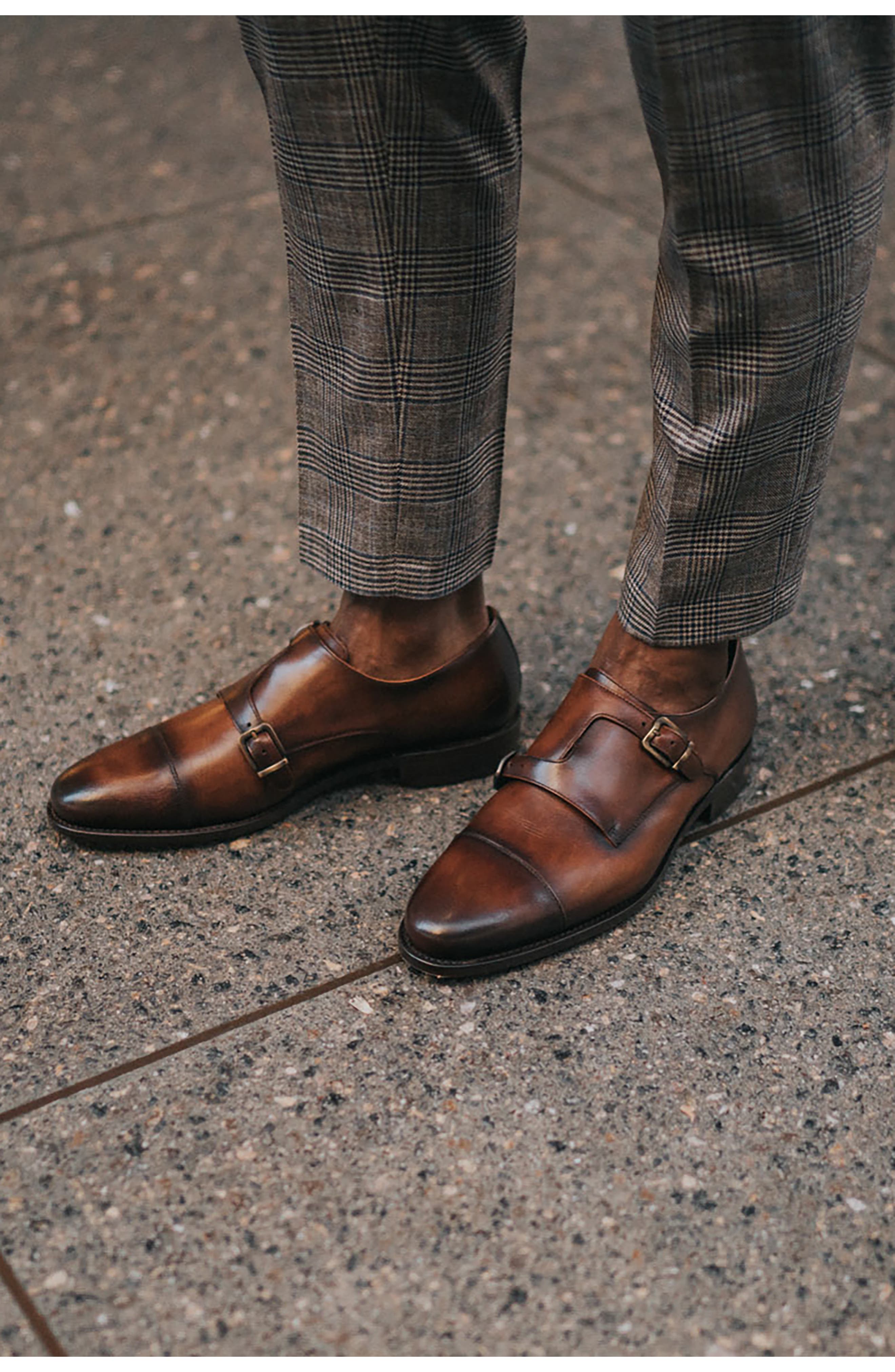 The Prince Shoe in Coffee TAFT Prince Double Monk Strap Shoe in Coffee | Smart Closet main image 2