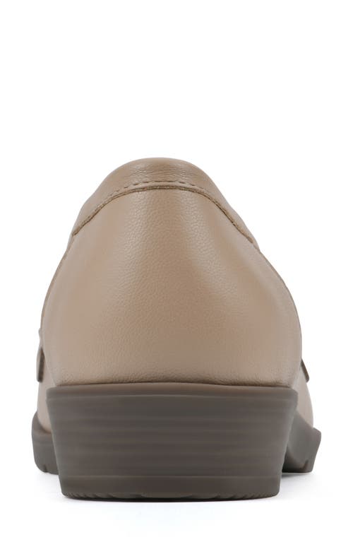 Shop Cliffs By White Mountain Galeena Buckle Kiltie Loafer In Natural/smooth
