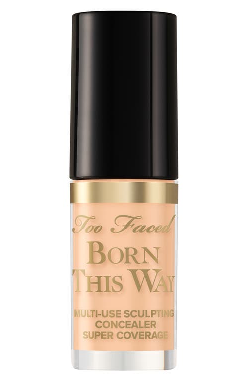 Too Faced Mini Born This Way Super Coverage Multi-use Concealer Vanilla 0.06 oz / 1.77 ml In Vanilla