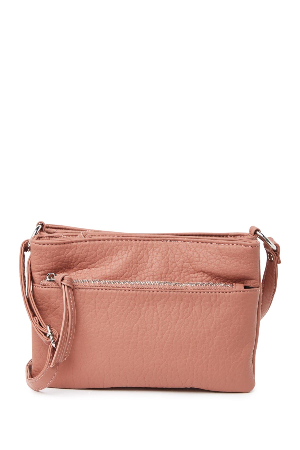 triple compartment crossbody bag