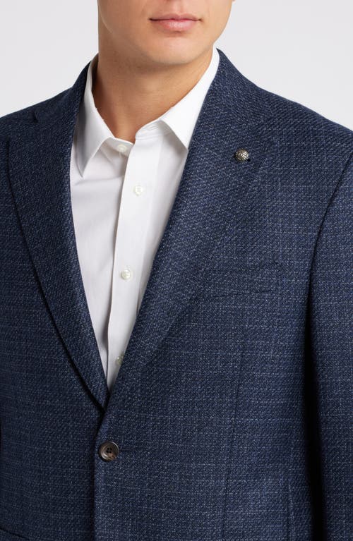 Shop Jack Victor Morton Soft Constructed Wool Sport Coat In Blue