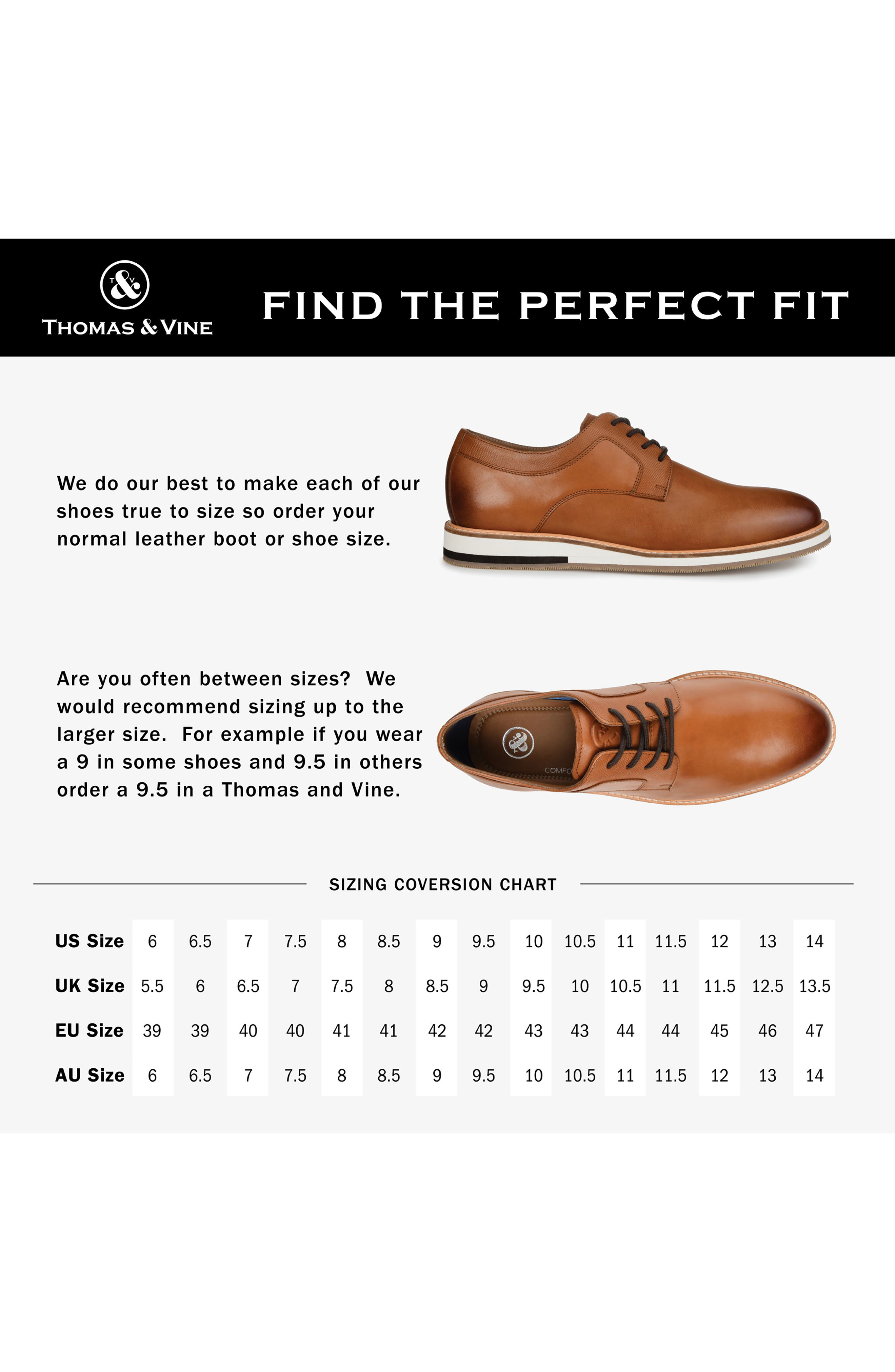 Thomas & Vine THOMAS AND VINE Glover Plain Toe Derby Nordstromrack