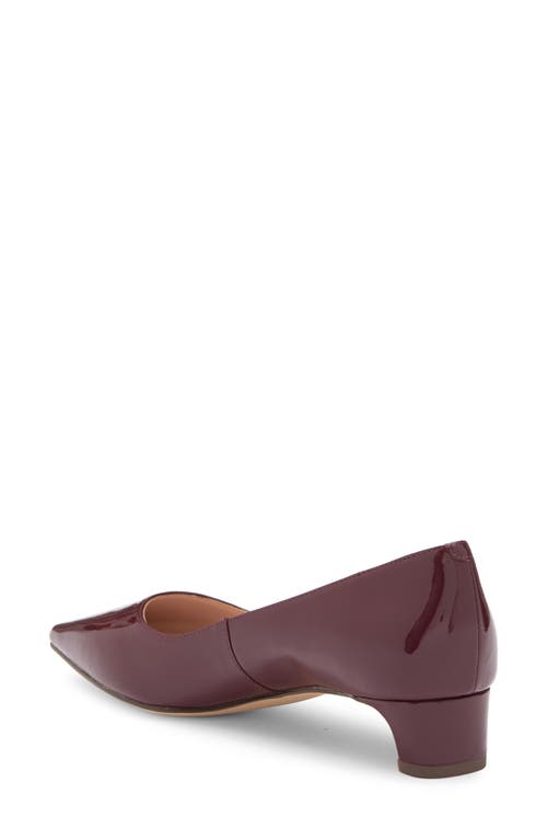 Kate Spade New York Miko Kitten Heel Pump In Dark Merlot