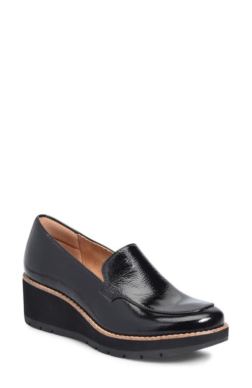 Farland Wedge Loafer in Black Patent