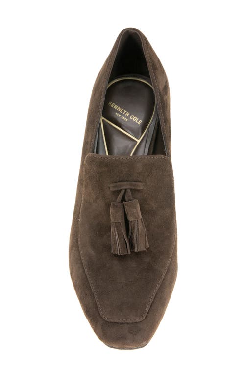Kenneth Cole Nova Pump In Chocolate Suede