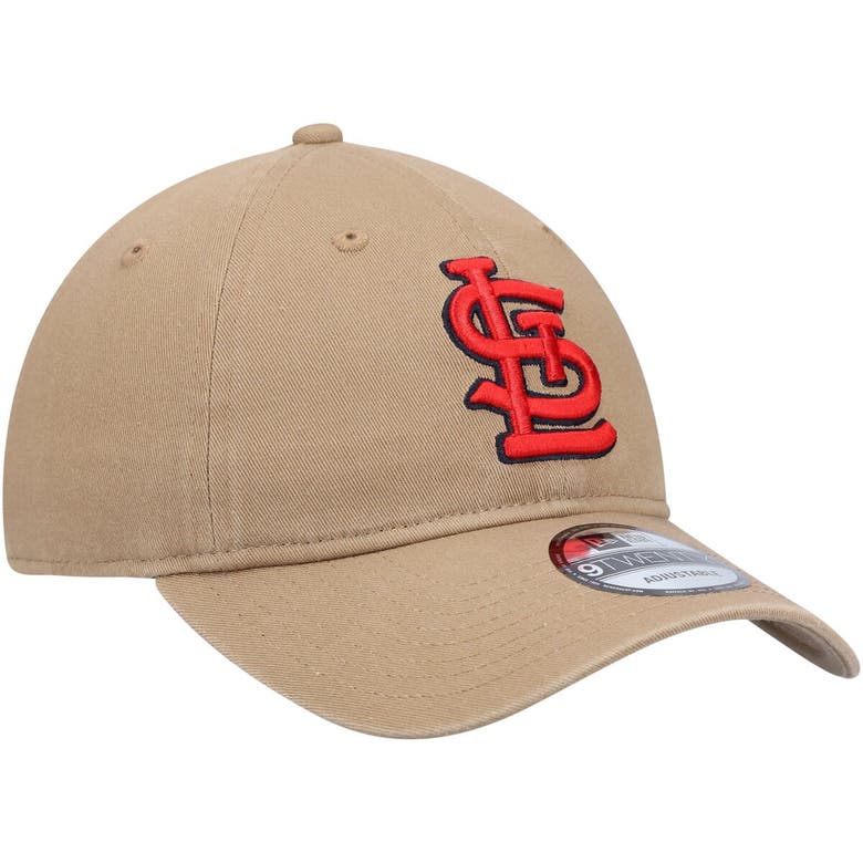 Shop New Era Khaki St. Louis Cardinals Fashion Core Classic 9twenty Adjustable Hat