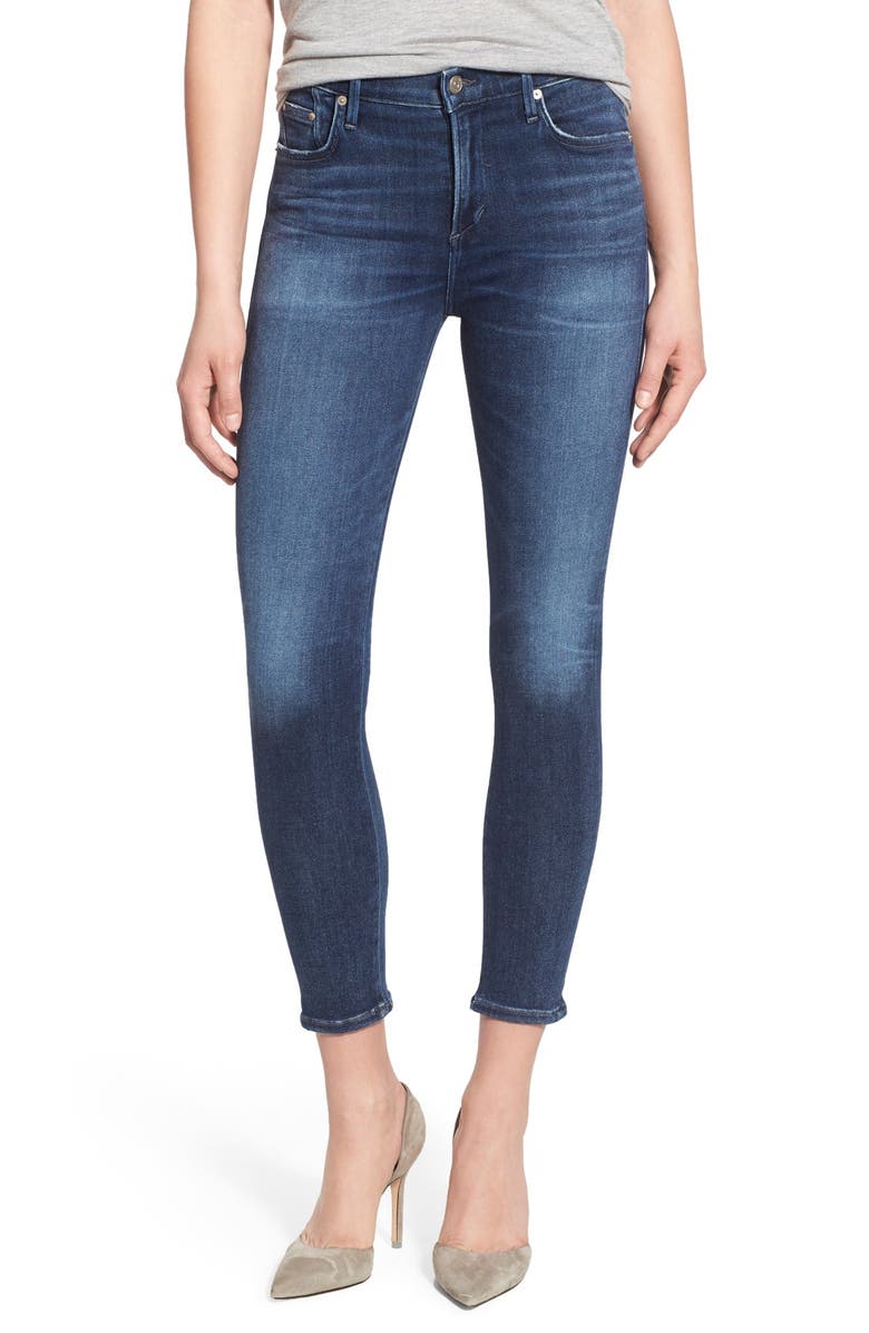 Citizens of Humanity 'Rocket' High Rise Crop Skinny Jeans (Spritz ...