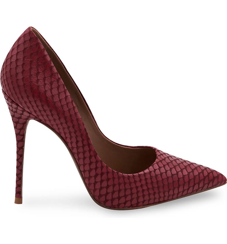 BCBGMAXAZRIA Nova Snake Embossed Pointed Toe Pump (Women) | Nordstrom