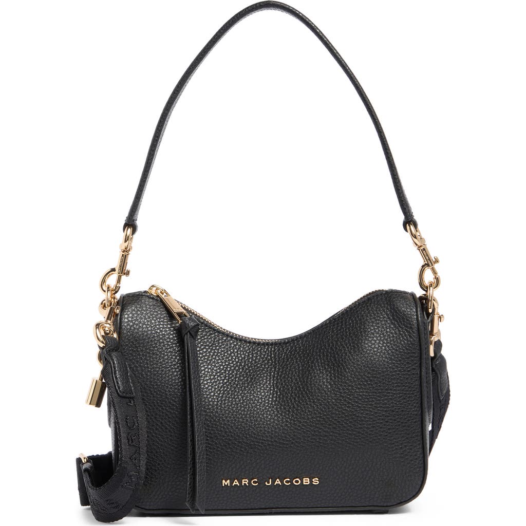 Marc Jacobs Drifter Leather Convertible Crossbody In Black
