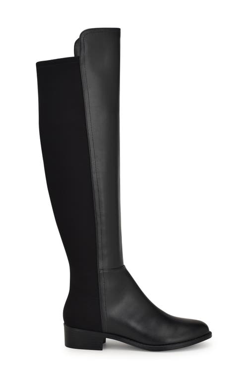 Shop Nine West Nayli Knee High Boot In Black