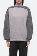 Helmut Lang Apex Wool & Silk Turtleneck Sweater & Shrug