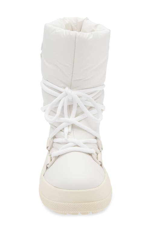 Shop Moncler Resile Apres Water Repellent Boot In Light Beige