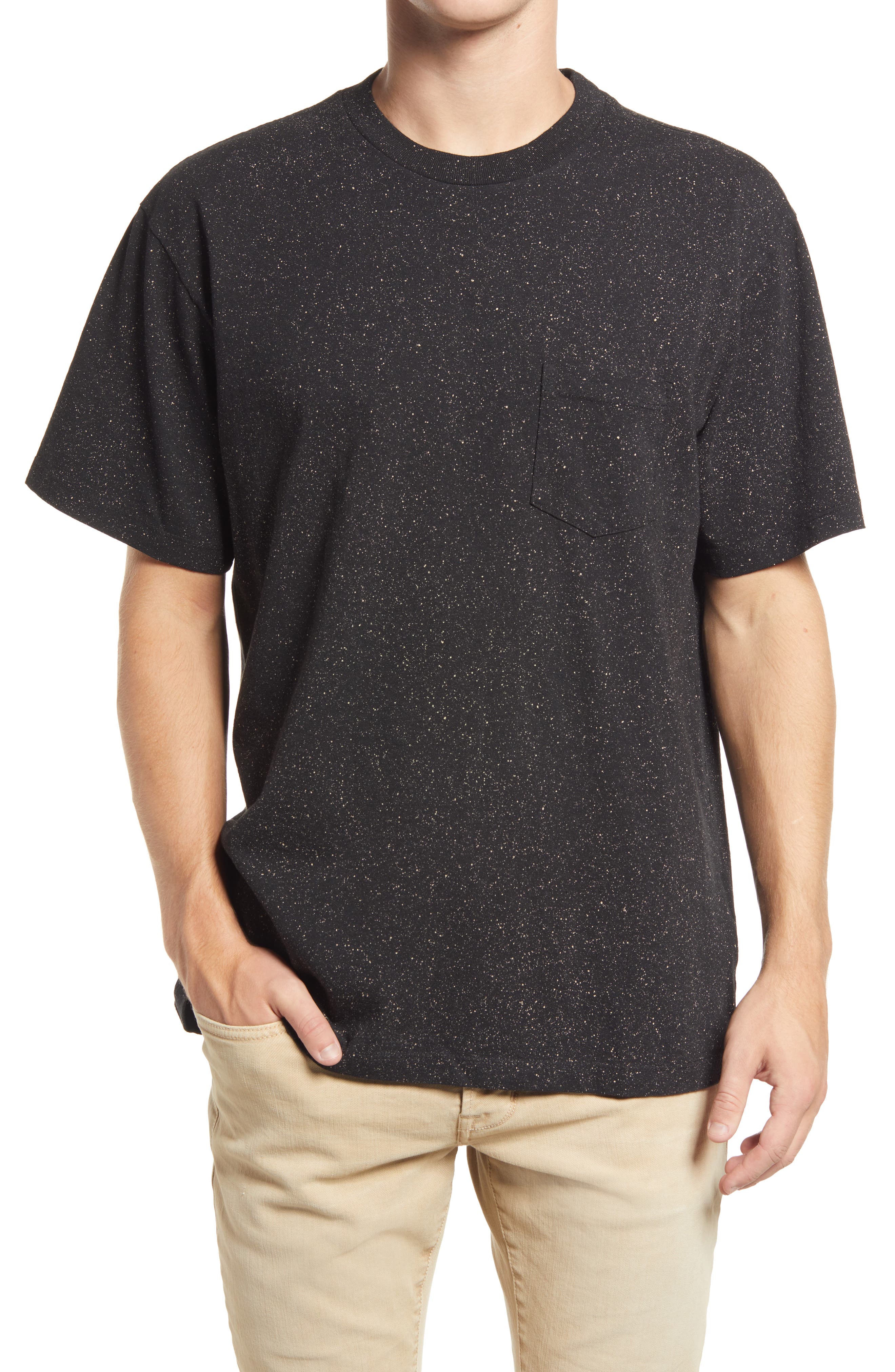 John Elliott Men's Cotton Pocket T-Shirt in Black at Nordstrom, Size Medium