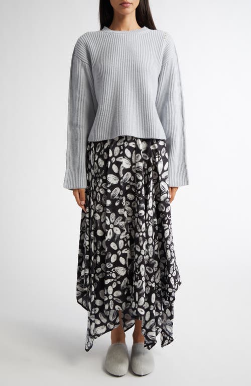 Shop Marni Embroidered Virgin Wool Rib Crewneck Sweater In Tonic