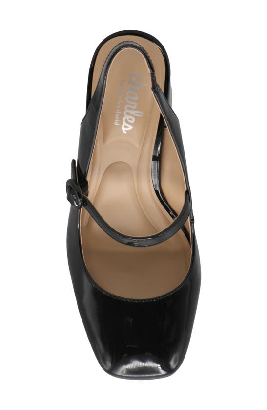 Shop Charles By Charles David Nuri Slingback Mary Jane Platform Pump In Black