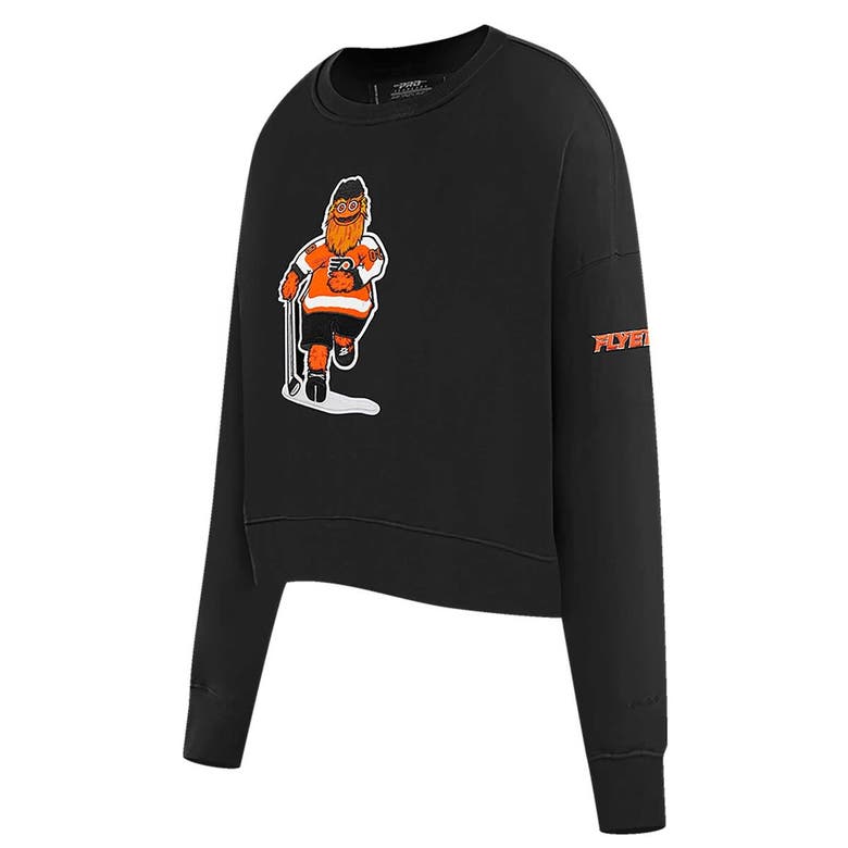 Shop Pro Standard Black Philadelphia Flyers Mascot Crewneck Pullover Sweatshirt
